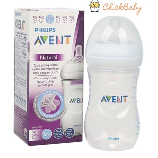 Bình sữa avent, philip avent natural 125ml 260mlcho bé sơ sinh từ 0-1 tuổi chickbabyshop