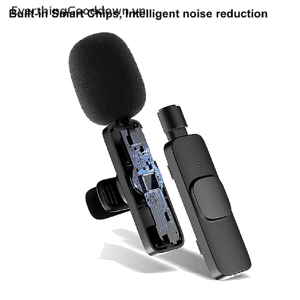 Micro không dây ghi âm thanh thích hợp cho điện thoại iPhone Android camera phát sóng trực tiếp chơi game