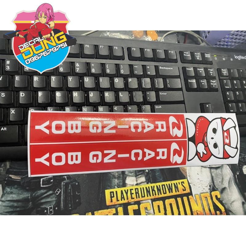 Tem dán phuộc Racing boy