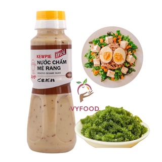 Nước chấm mè rang kewpie chính hãng, nước sốt mè rang dùng để ăn kiêng, ăn kèm rong nho