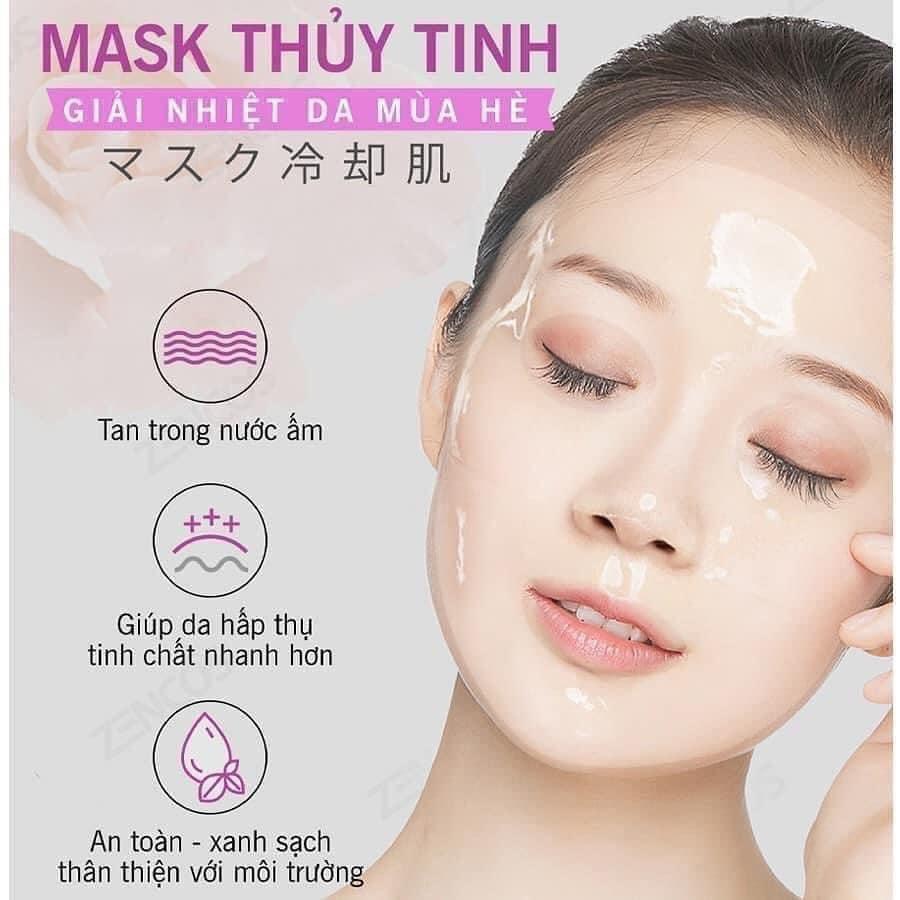 [Giá hủy diệt] Mặt nạ thủy tinh Bioaqua- thạch Collagen Beautecret Dưỡng ẩm sáng da nội địa trung