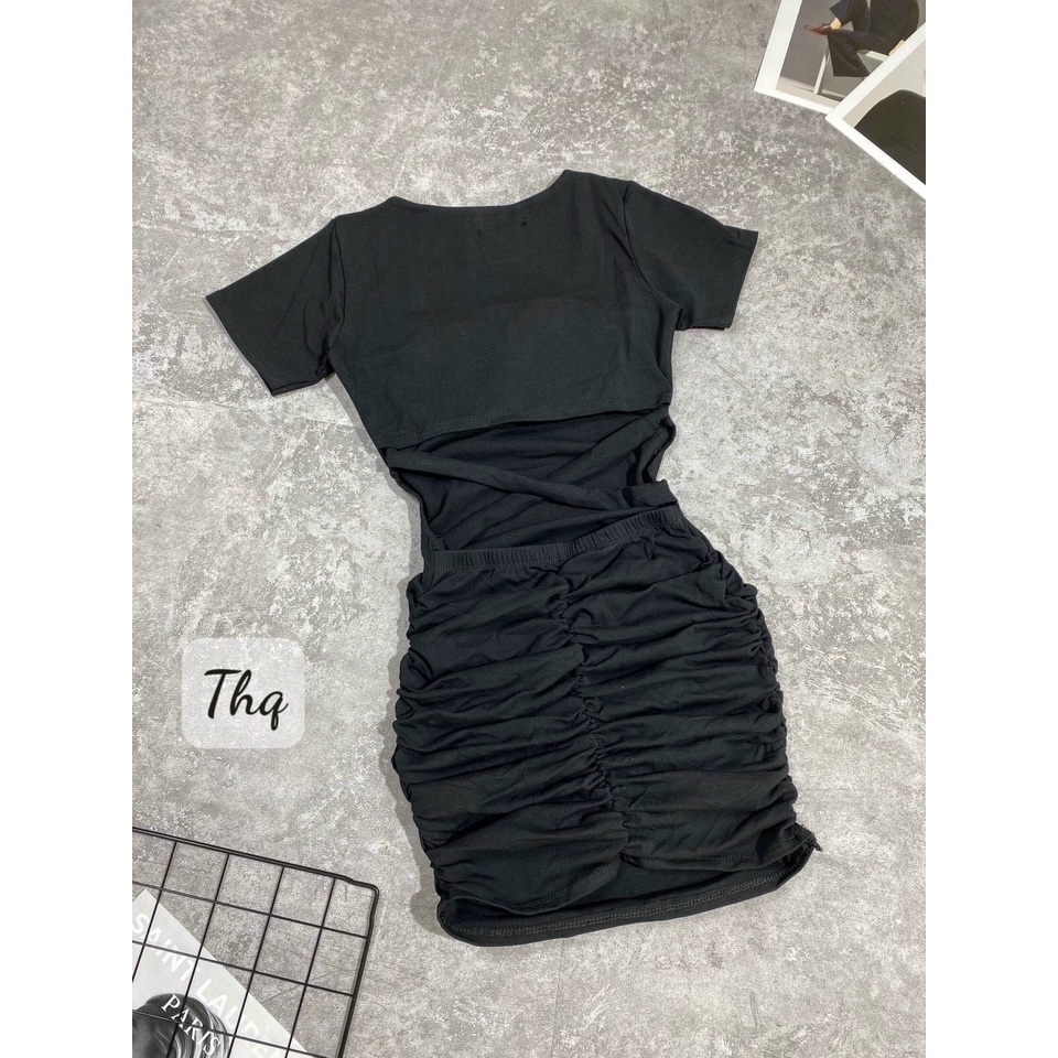 VÁy body đan lưng có mút ngực