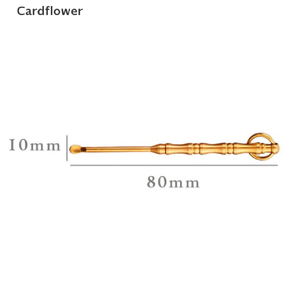 &lt; Cardflower &gt; Dụng Cụ Lấy Ráy Tai Cầm Tay Bằng Đồng Có Móc Khóa Chăm Sóc Tai
