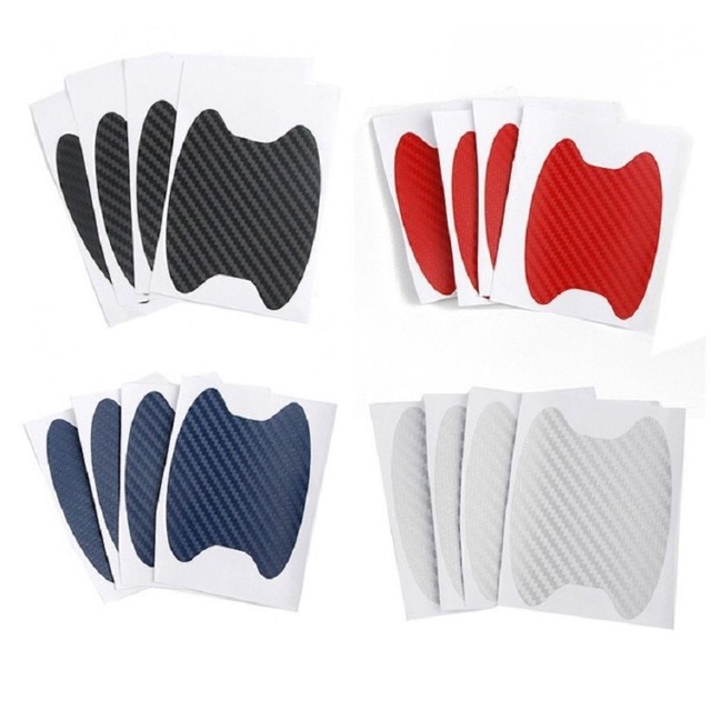 Set 4 miếng dán hõm cửa xe hơi chống trầy xước cho KIA BENZ BMW Toyota Ford VOLVO MAZDA HONDA