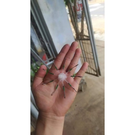 RƯỜNG NHỆN 9 LƯỠI CÂU CÁ DÌA NÂU KÌNH !