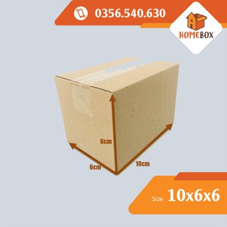 10x6x6 Hộp carton đóng hàng