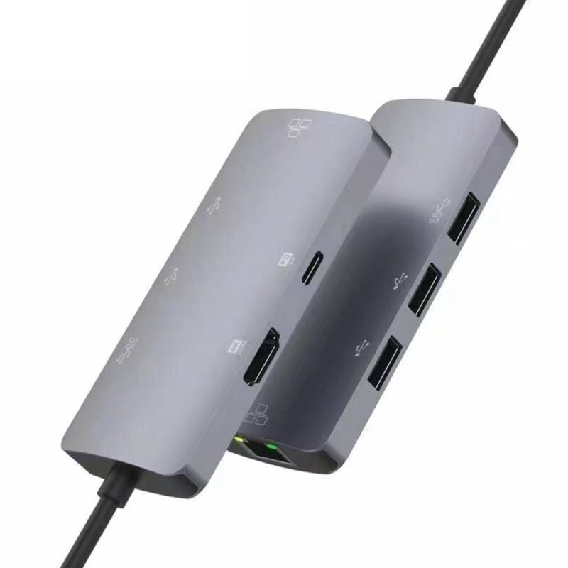 Đế Sạc 6 Trong 1 USB 3 0 Type C 4K PD Rj45 SSD