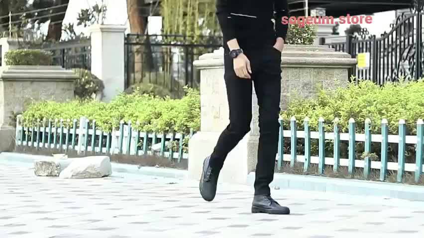Quần jean nam co giãn 4 chiều, có Big size 28-36 quần bò màu đen trơn dáng ôm - sogeum.store | BigBuy360 - bigbuy360.vn