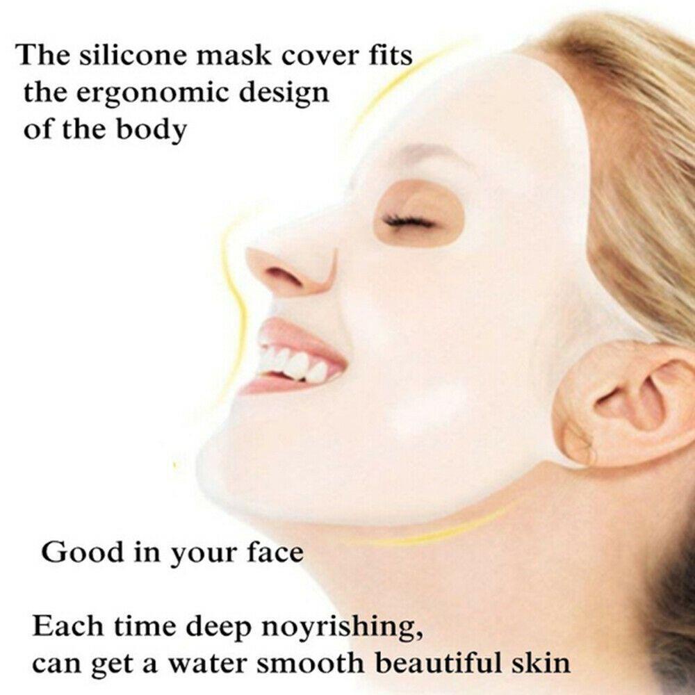 CLEOES Mặt Nạ Silicone Làm Thon Gọn Cằm Tái Sử Dụng Tiện Lợi