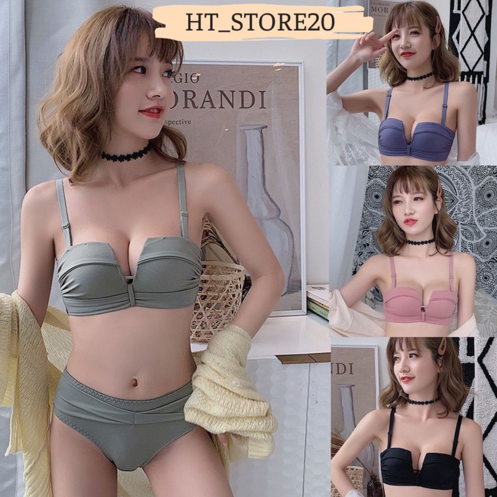 Áo ngực nữ su không gọng nâng ngực, áo lót không gọng tạo khe quyến rủ VALICA 590