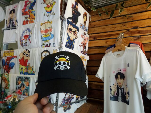 Nón Kết Thêu Logo One Piece Luffy (thêu vi tính)