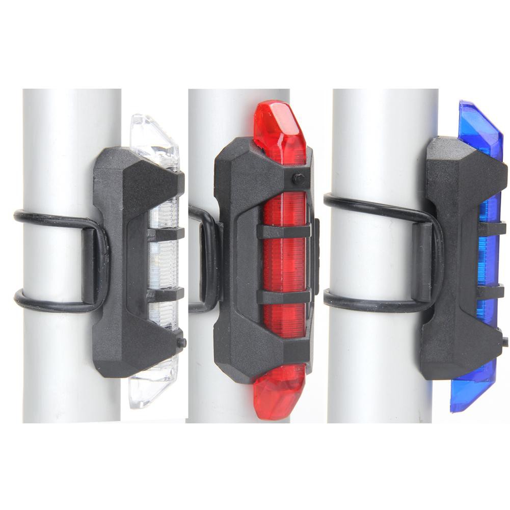 Đèn 5 LED gắn sai xe đạp cổng sạc USB tiện dụng chất lượng cao