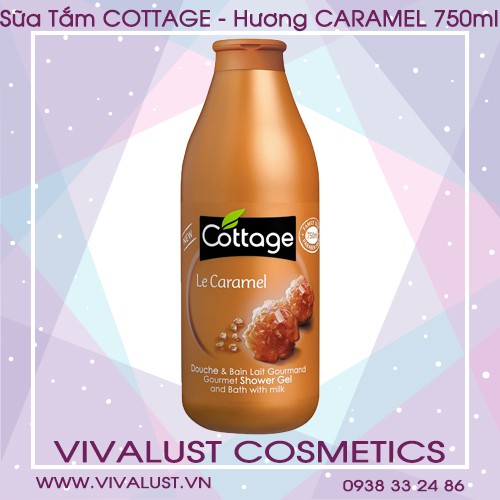 Sữa tắm COTTAGE Le Caramel - Hương Caramel (750ml)