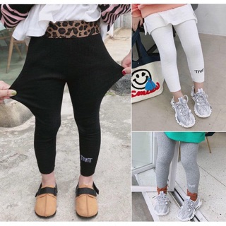 Quần legging len gân bé