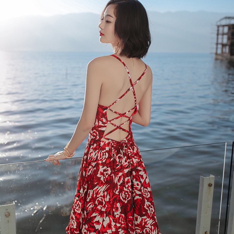 Đầm Đi Biển Thiết Kế Xinh Xắn Cho Nữ