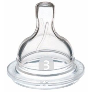 NÚM TY AVENT CÓ LƯỢNG SỮA CHẢY TRUNG BÌNH - 3 LỖ(VỈ ĐÔI) (3-6 tháng)
