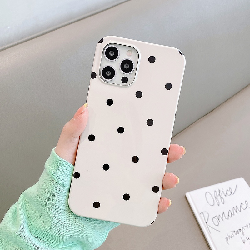Ốp Lưng tpu silicone Họa Tiết Chấm Bi Cho iphone 15 14 13 11 12 pro max 12pro 13pro 14pro 15pro 14promax 15promax x xs max xr