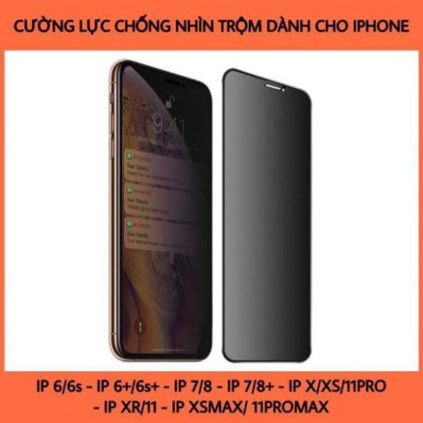 Kính cường lực chống nhìn trộm cho iphone 6 đến 11pro max hiệu niken