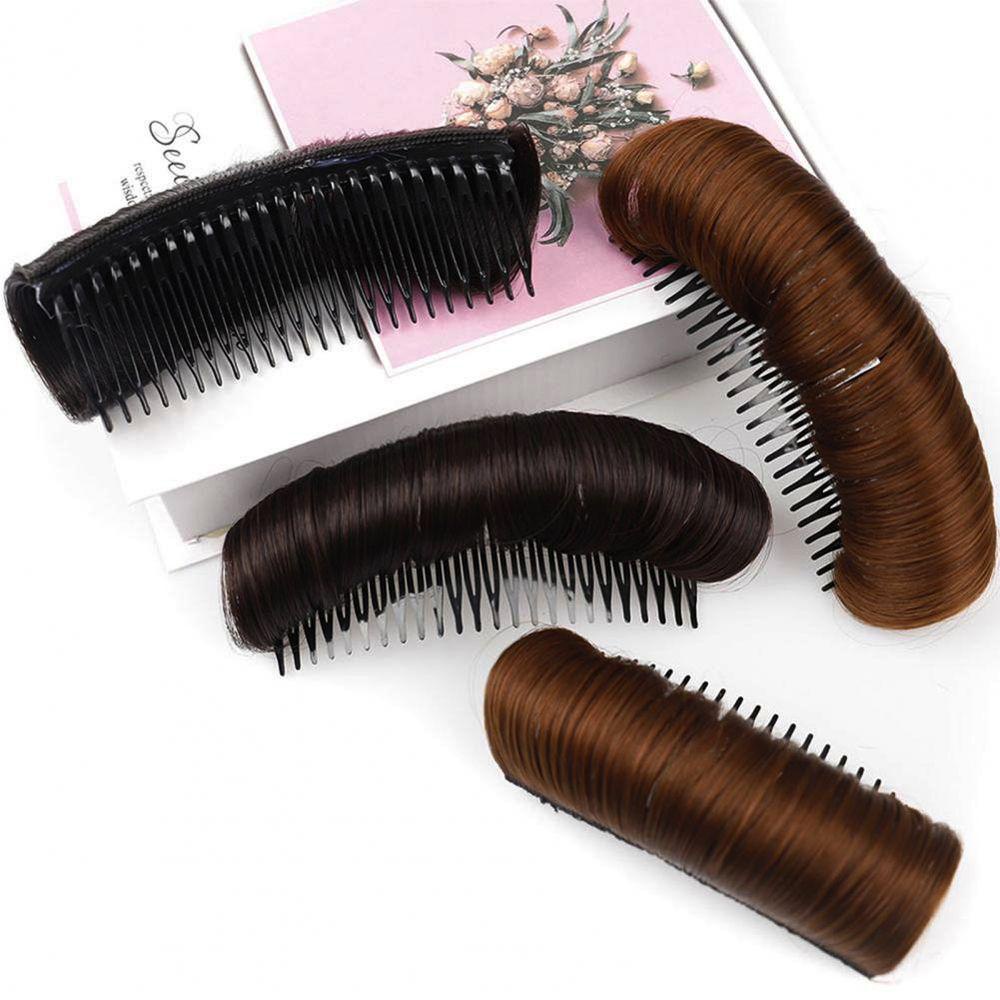 JARRED Búi Tóc Giả Bằng Sợi Tổng Hợp Màu Đen / Nâu