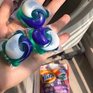 1 viên giặt - xả - Tide pods của mỹ date mới nhất