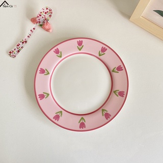 Đĩa sứ vintage phong cách Hàn Quốc