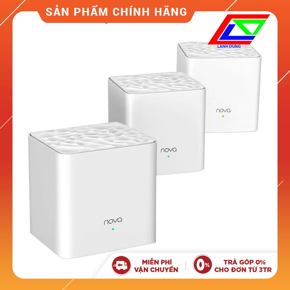 Bộ 3 Thiết bị phát Wifi Tenda Nova MW3 - cao cấp công nghệ Mesh - chính hãng BH 36 tháng | BigBuy360 - bigbuy360.vn