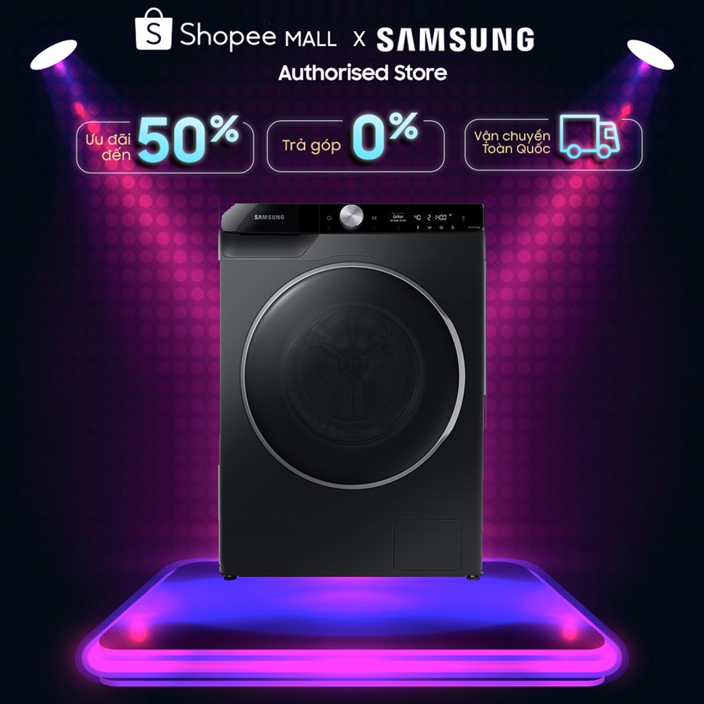 WW10TP44DSB/SV - Máy giặt thông minh Samsung AI EcoBubble™ 10kg (WW10TP44DSB)