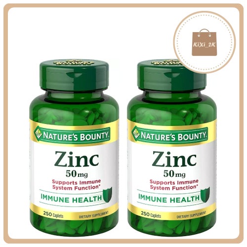 [chính hãng] Viên uống bổ sung kẽm nature's bounty zinc 50 mg, 400 viên của MỸ (date 2025)