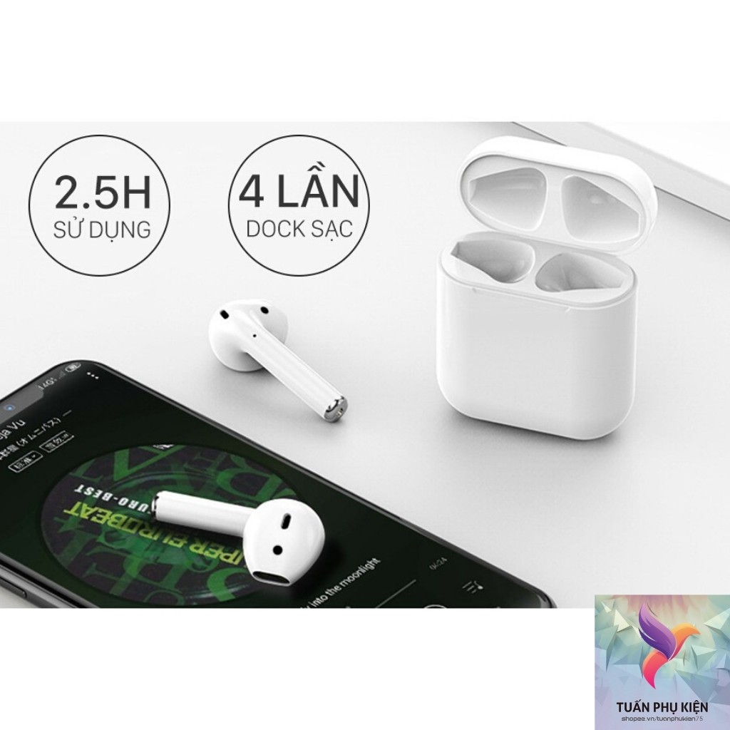 Tai Nghe Bluetooth I12 TWS  FREESHIP  Tai Nghe INPODS I12 TWS 5.0 Không Dây