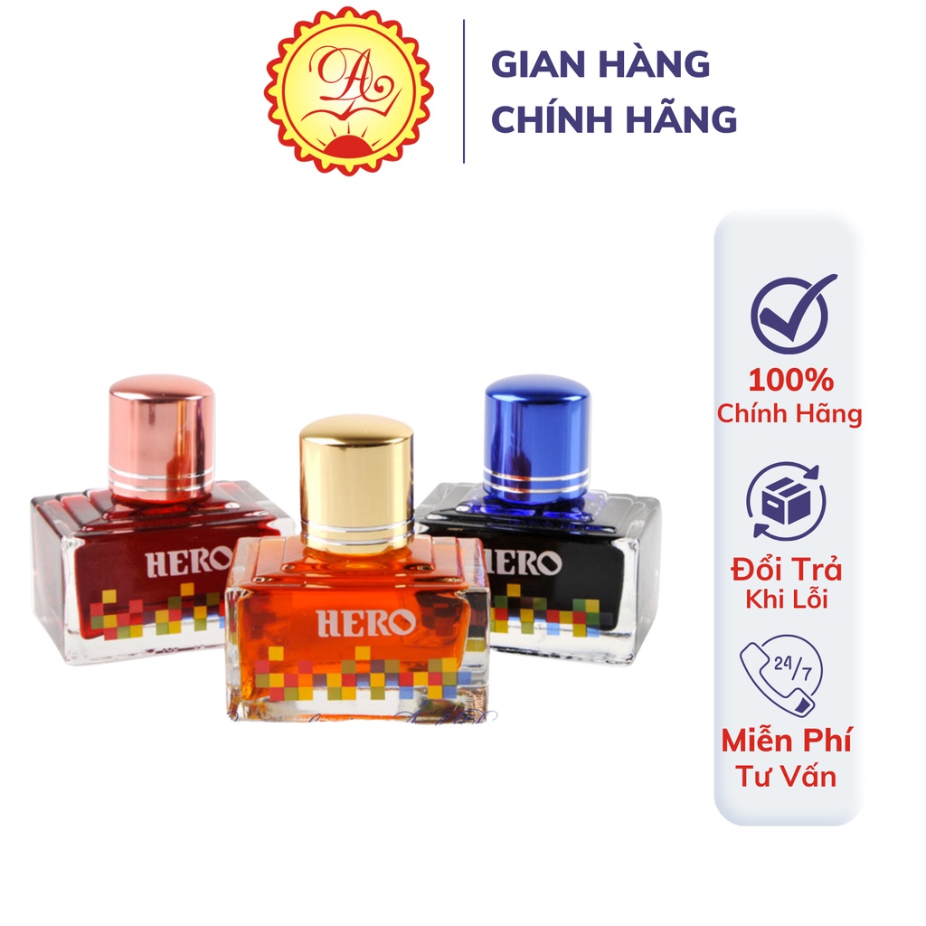 Mực viết bút máy 12 màu Bút mài thầy Ánh mực không phai không bay màu cao cấp 40ml