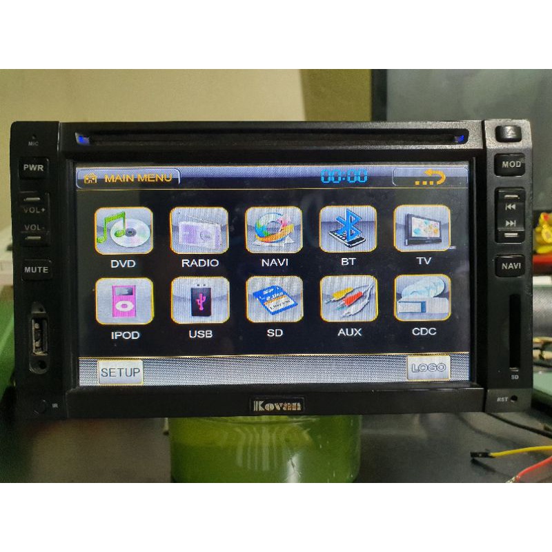 Màn cảm ứng 7inc KOVAN ./bluetooth/ AUX/ USB Chỉ dẫn đường..