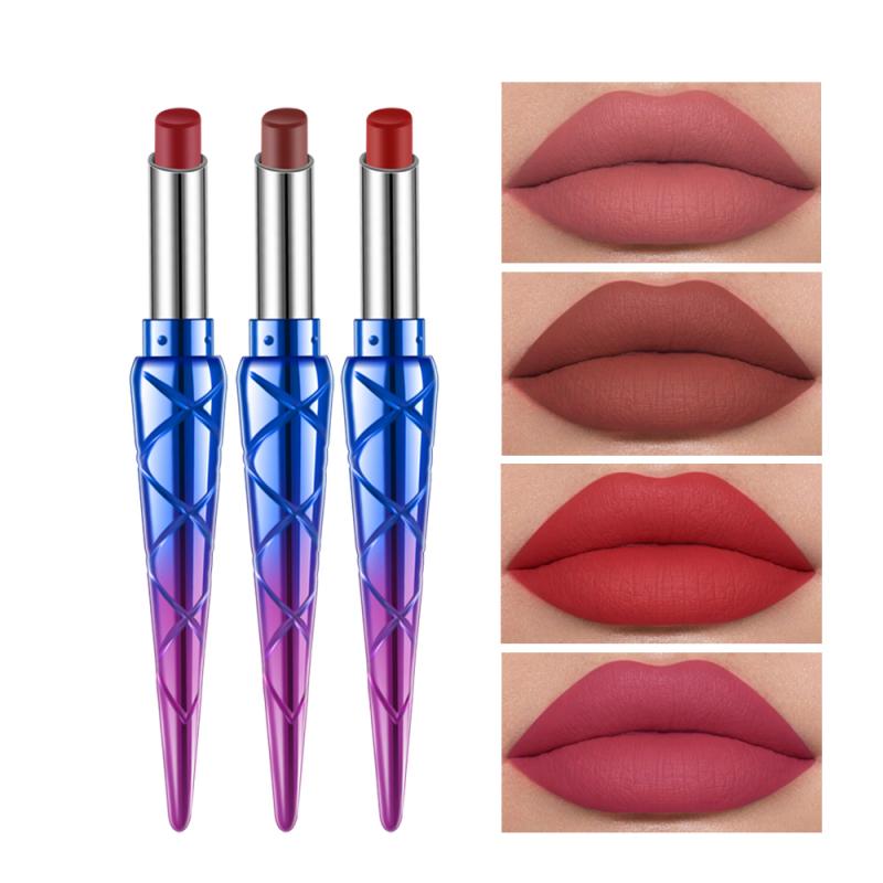 10 Colors Mermaid Matte Lipstick Pen Long-lasting Waterproof Not Fade Lip Liner Vitamin E Smoke Tube Stick | BigBuy360 - bigbuy360.vn