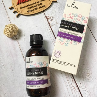 Siro trị sổ mũi Brauer Runny Nose Baby&Child