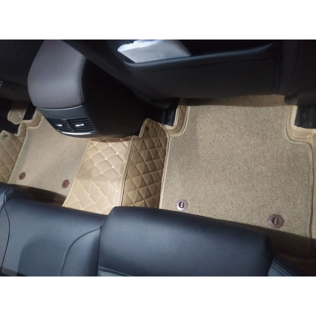 Bộ rối lót chân thảm sàn 5D dành cho xe 5 chỗ Audi A1, A3, A6, A8, Q3, ngăn bụi, sạch sẽ, dễ dàng vệ sinh