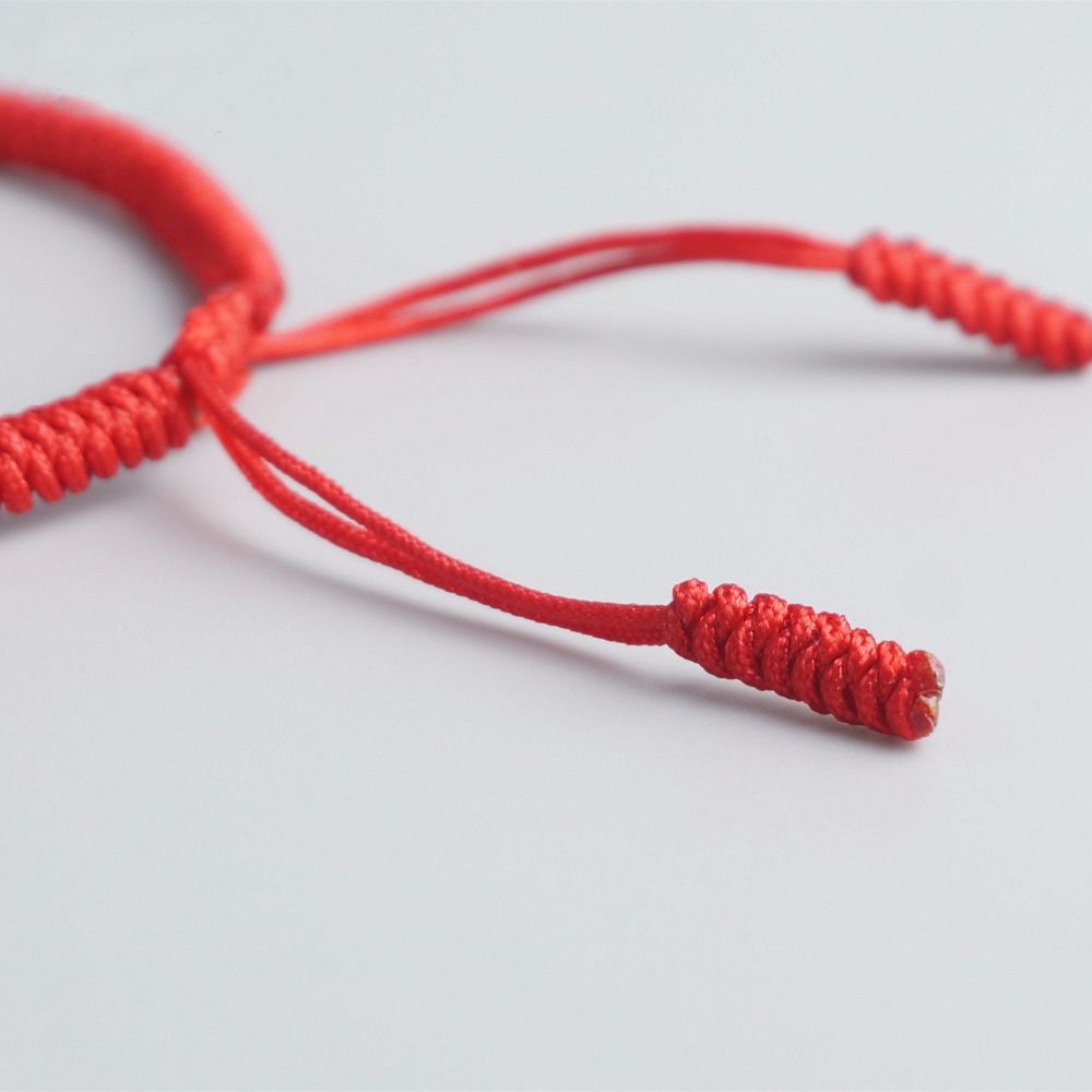 Set 1/3 vòng đeo tay bện sợi chỉ đỏ may mắn