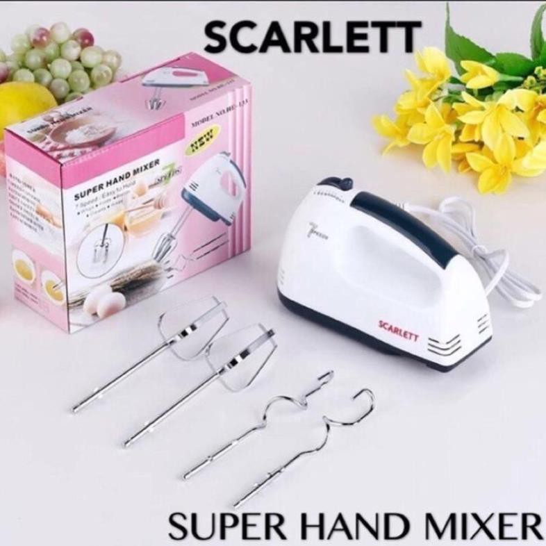 Máy đánh trứng 7 tốc độ SCARLETT - Máy làm bánh đa năng SCARLETT