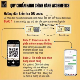Kem face Pháp Acosmetic (mẫu mới 2024)