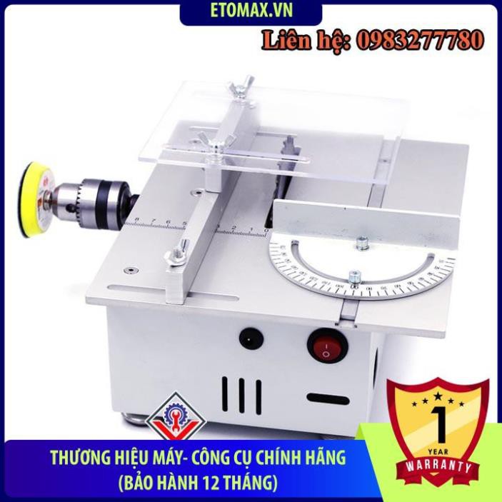 Máy cưa bàn mini đa năng V3, Mô tơ siêu khỏe, cưa cắt kết hợp khoan, mài, khắc