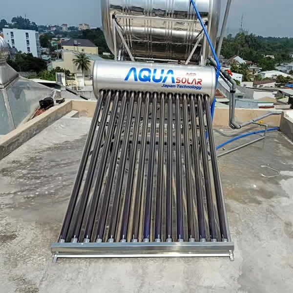 MÁY NĂNG LƯỢNG AQUA SOLAR INOX304, GIỮ NHIỆT 72H, BH 5 NĂM