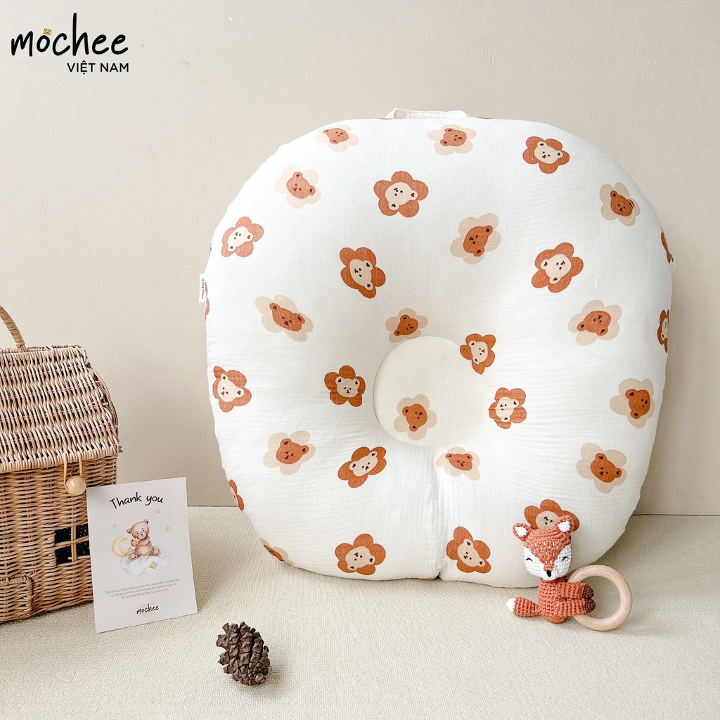 Vỏ gối chống trào ngược Mochee cho bé thay thế - Monnie Kids