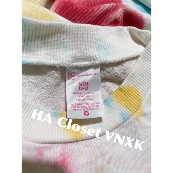 Áo Nỉ Sweater Loang Màu Xuất Dư