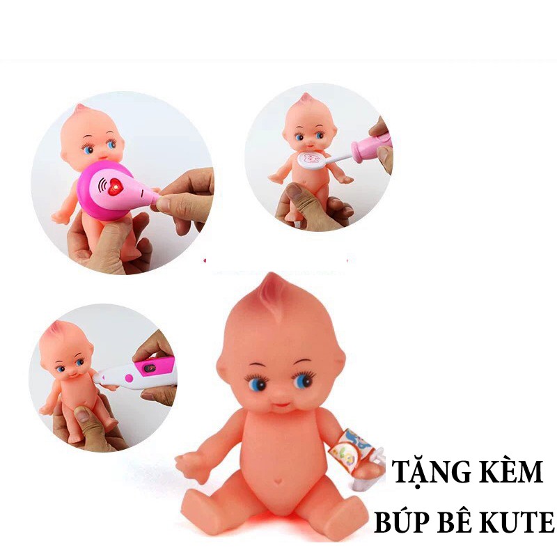 Bộ Đồ Chơi Bác Sĩ 32 Chi Tiết Có Đèn Có Nhạc Kèm Búp Bê Khám Bệnh Siêu Cute