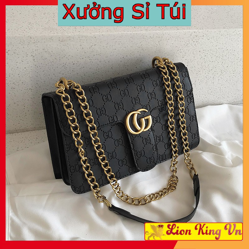 Túi Xách Nữ⚡Bán Sỉ⚡PG 04 - Có Ảnh + Video Thật - Túi Đeo Chéo Nữ - Đẹp - Cao Cấp - Da PU 3 Lớp , 3 Ngăn , Dập Vân Chìm