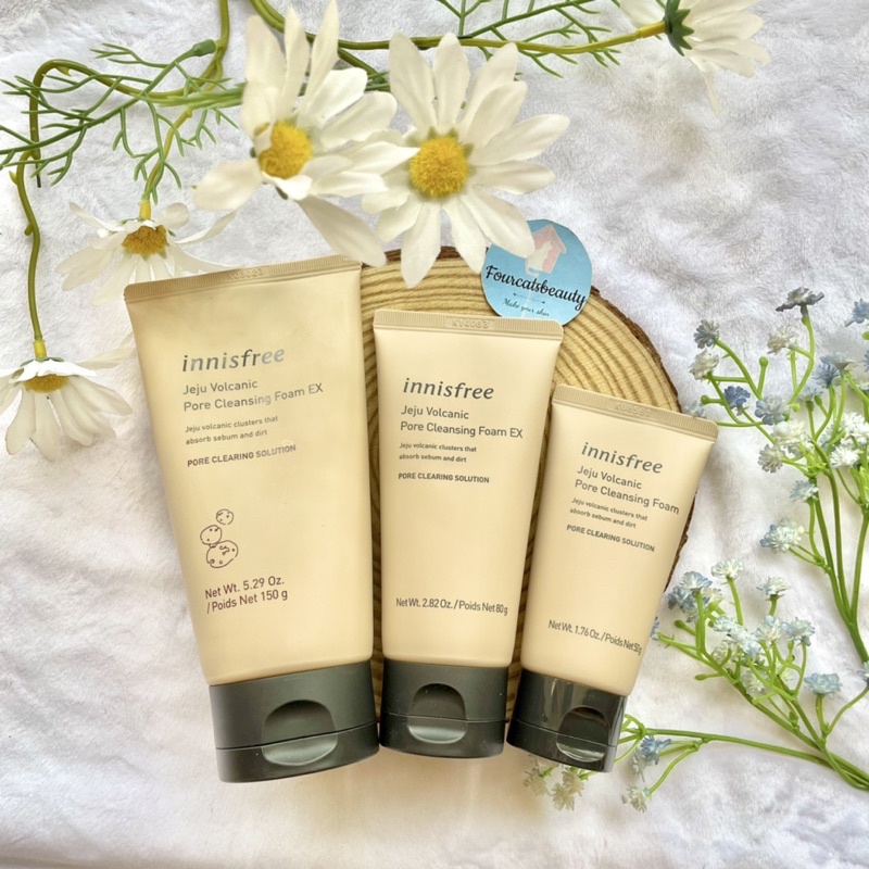 Sữa Rửa Mặt Tro Núi Lửa Innisfree Jeju Volcanic Pore Cleansing Foam 150ml