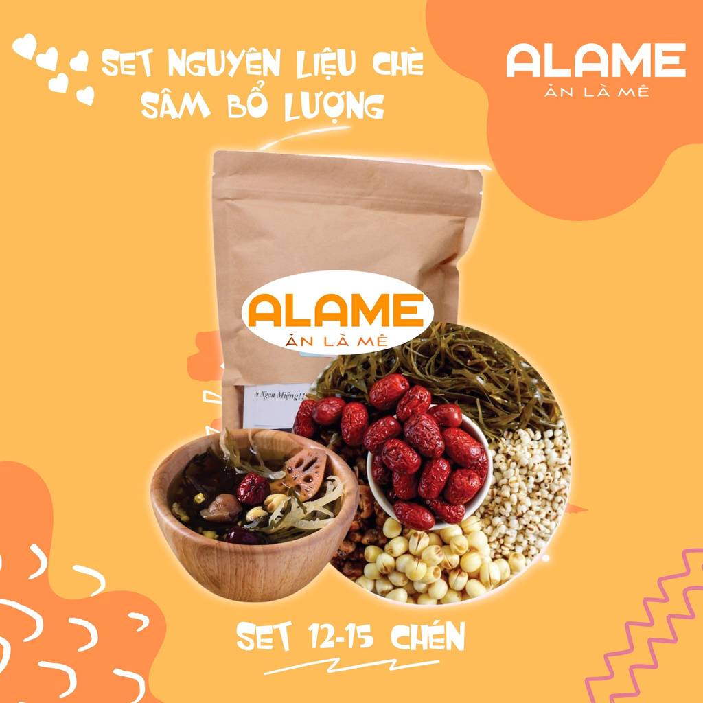 Set Chè Sâm Bổ Lượng (Set 12-15 chén) tại alame.vn, Nấu ăn & làm bánh, nấu và làm dễ dàng vô cùng hấp dẫn