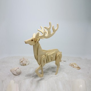Đồ chơi lắp ráp gỗ 3D Mô hình Con Hươu Sika Deer