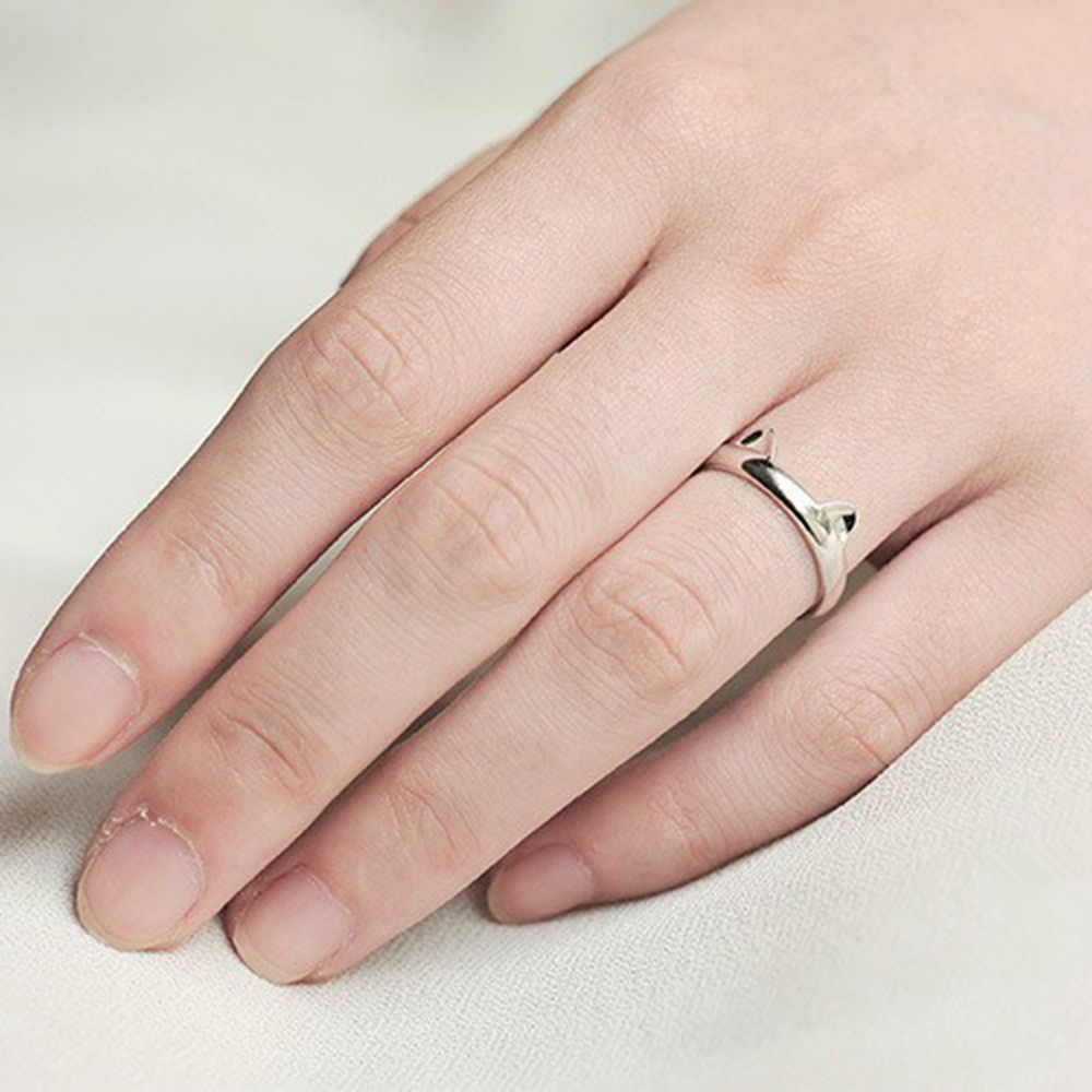 Nhẫn Mở Tai Mèo Dễ Thương
