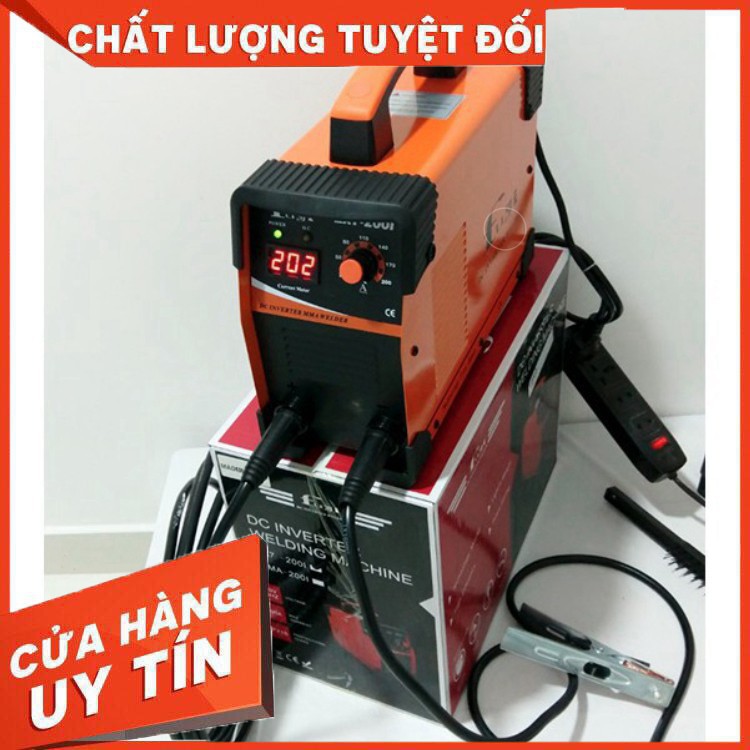 MÁY HÀN QUE ĐIỆN TỬ FUJI ZX7-200i (cam) chính hãng thiết kế nhỏ gọn và an toàn