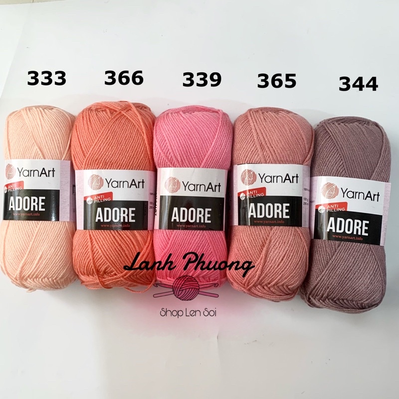 Len yarn art adore Thổ Nhĩ Kỳ 100 gram