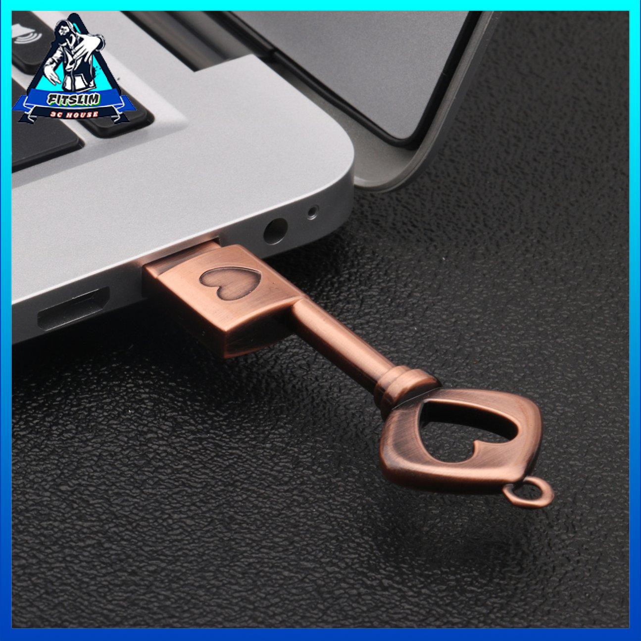 Hình dạng khóa sáng tạo di động Giao diện USB2.0 Ổ đĩa flash USB nhỏ